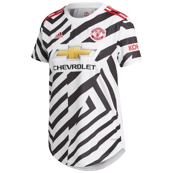 Maillot Football Manchester United Third Femme 2020-21 Blanc